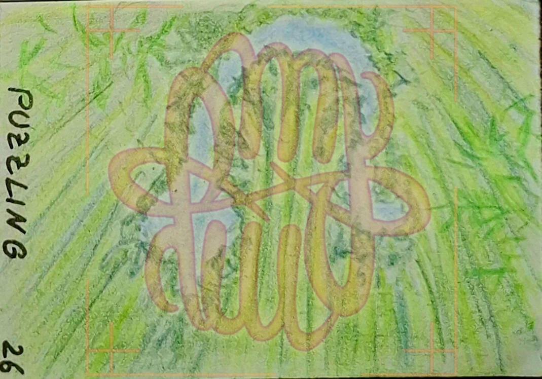 Inktober, traditional, The Witness, game, bamboo, minimal shading