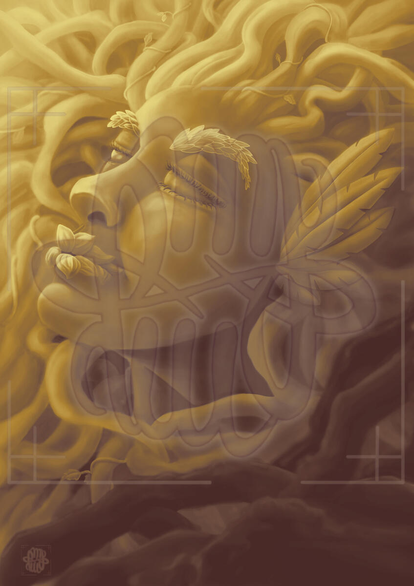 humanoid, portrait, full render, realism, painterly