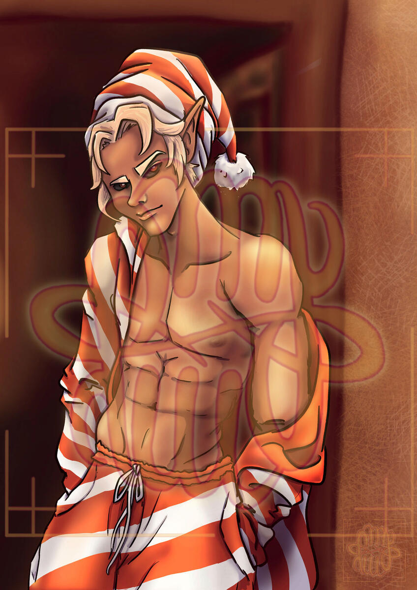 humanoid, half body, full shading