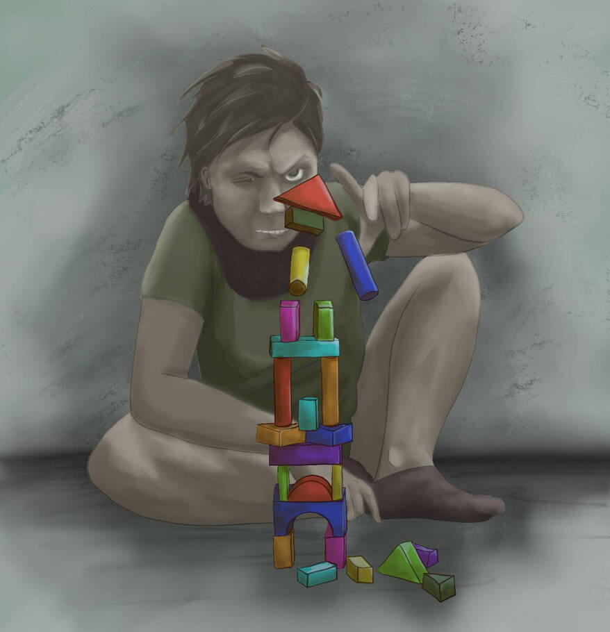 human, full body, full shading