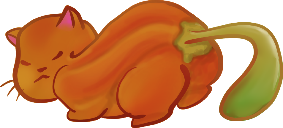 animal, cat, full body, sticker, minimal shading