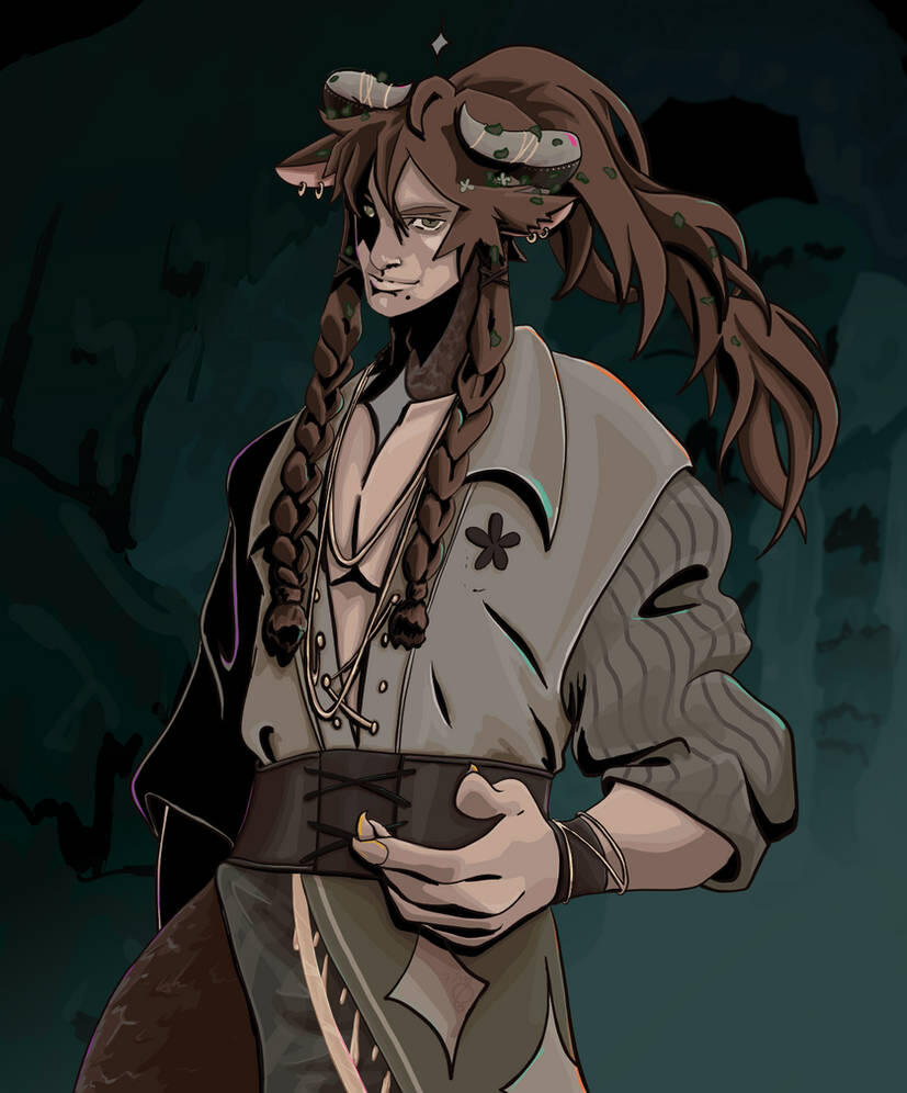 Art Fight, anthro, humanoid, half body, full shading, cell shading, comic style, Hades, centaur