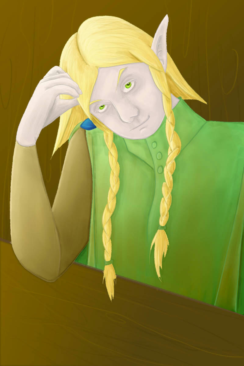 humanoid, elf, full shading, half body