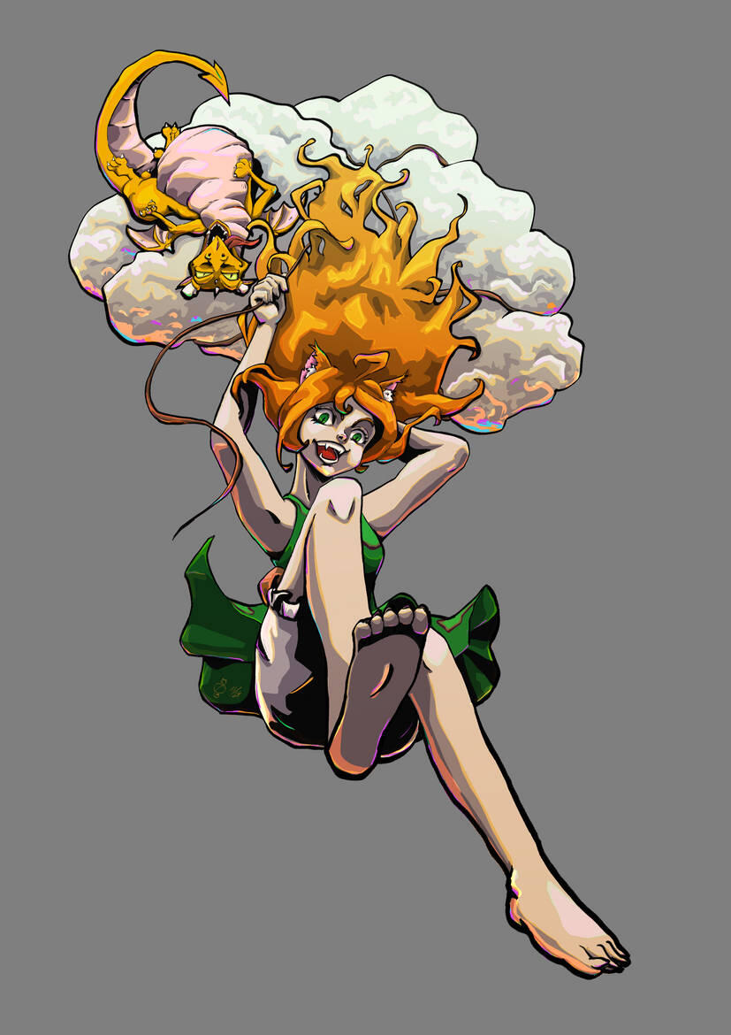 anthro, feral, dragon, full body, full shading, cell shading, comic style, Hades