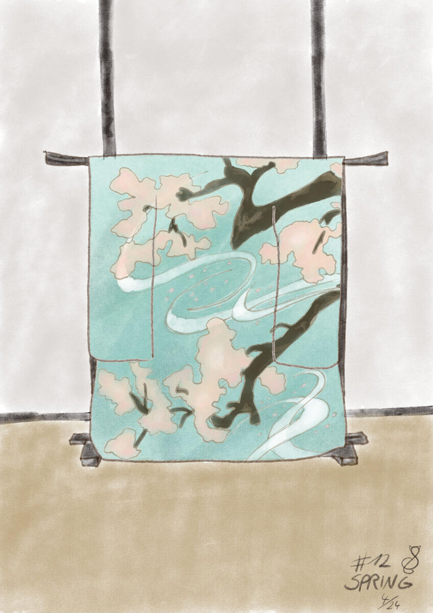object, kimono, minimal shading