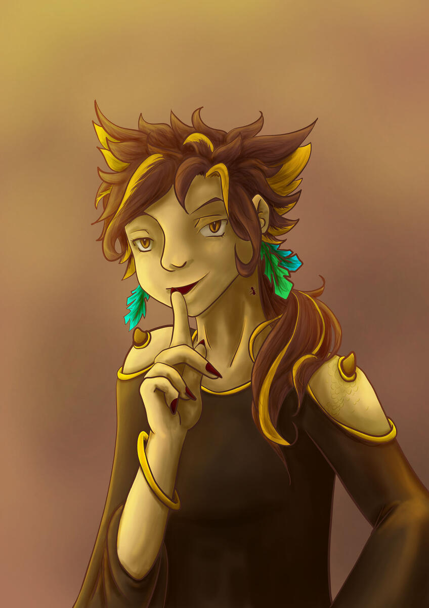 humanoid, half body, full shading