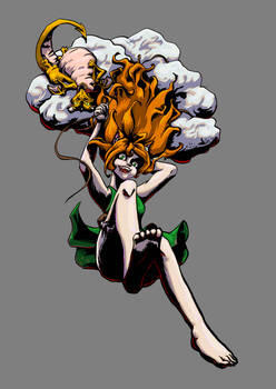 anthro, feral, dragon, full body, full shading, cell shading, comic style